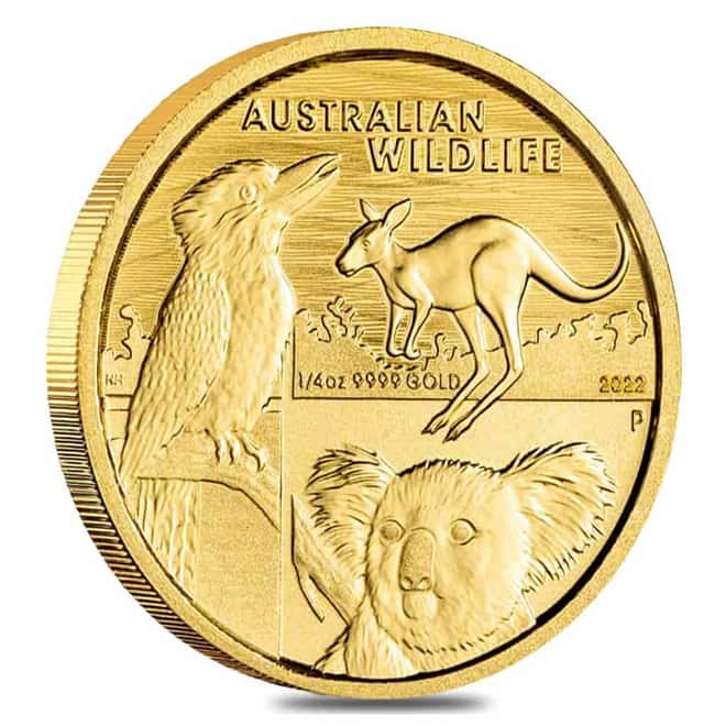2022 1/4 oz Australian Wildlife Gold Coin BU Perth Mint