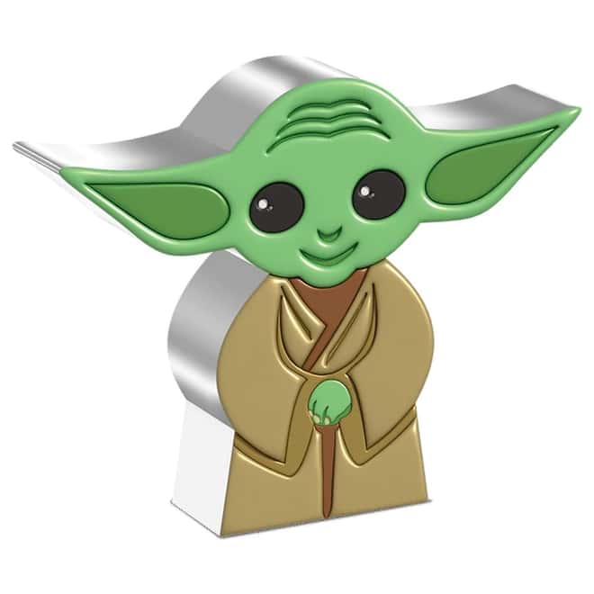 2022 1 oz Colorized Silver Star Wars - Yoda - Niue Chibi Coin Collection (w/Box & COA)