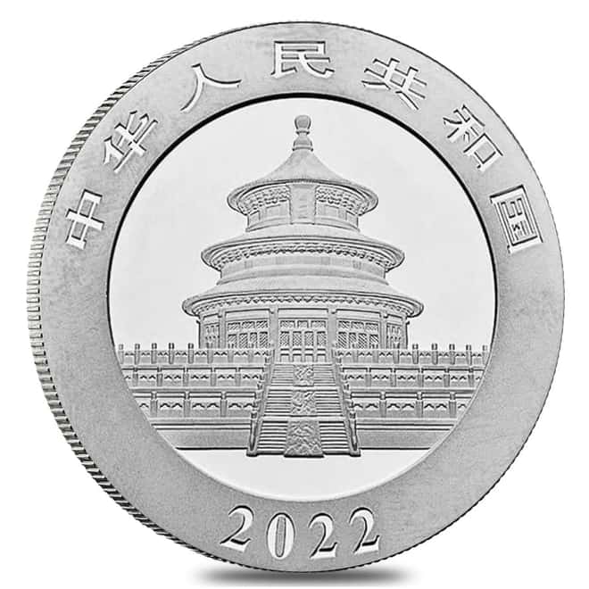 Sheet of 30 - 2022 30 gram Chinese Silver Panda 40th Ann Privy 10 Yuan .999 Fine BU (Lot of 30)