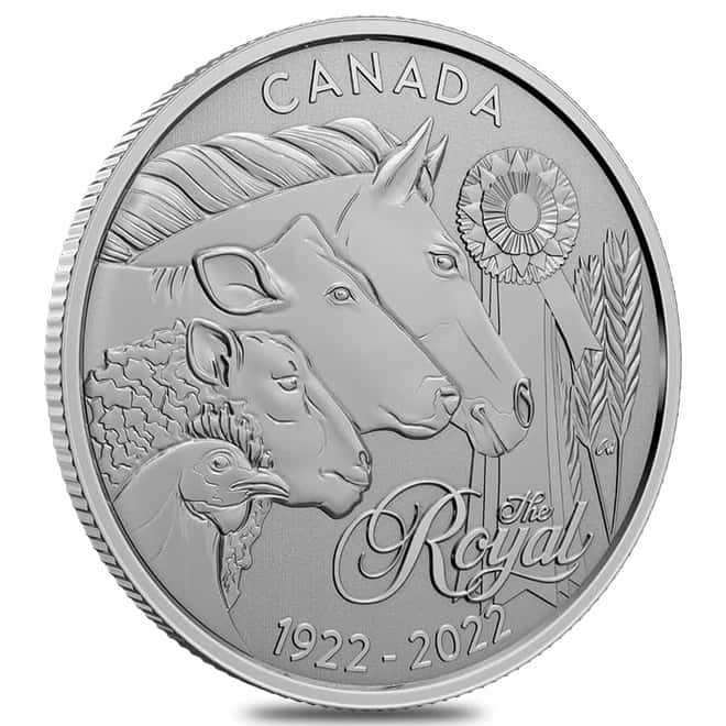 2022 Canada 1/4 oz The Royal Agricultural Winter Fair Silver Coin .9999 Fine