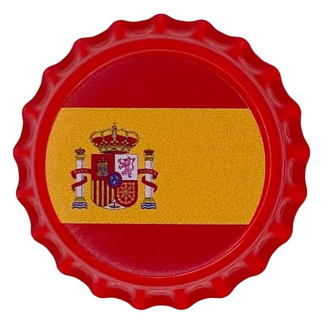 2022 Chad 6 gram World Landmarks - Spain Bottle Cap Proof Silver Coin .999 Fine (w/Box)