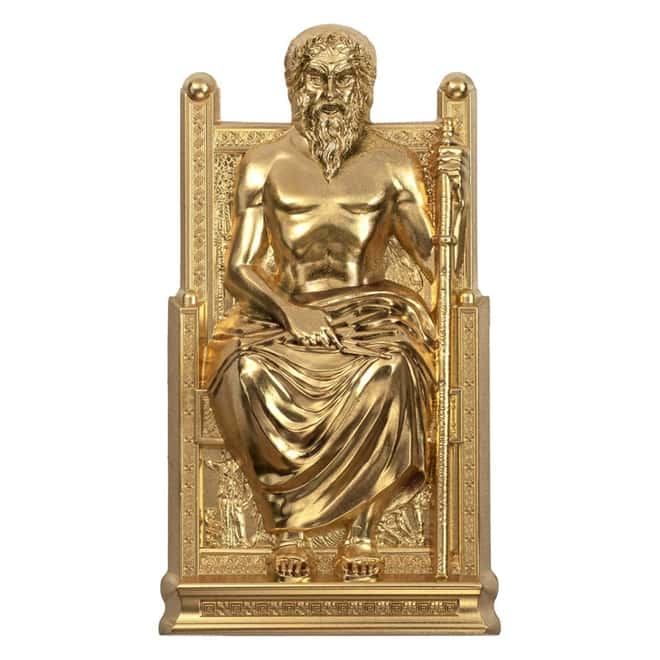 2022 Cook Islands 3 oz Gilded Silver Spiritual Art - Zeus Coin .999 Fine (w/Box & COA)