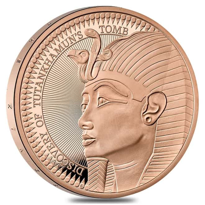 2022 UK 39.94 gram Discovery of Tutankhamun's Tomb Proof Gold Coin .917 Fine (w/Box & COA)
