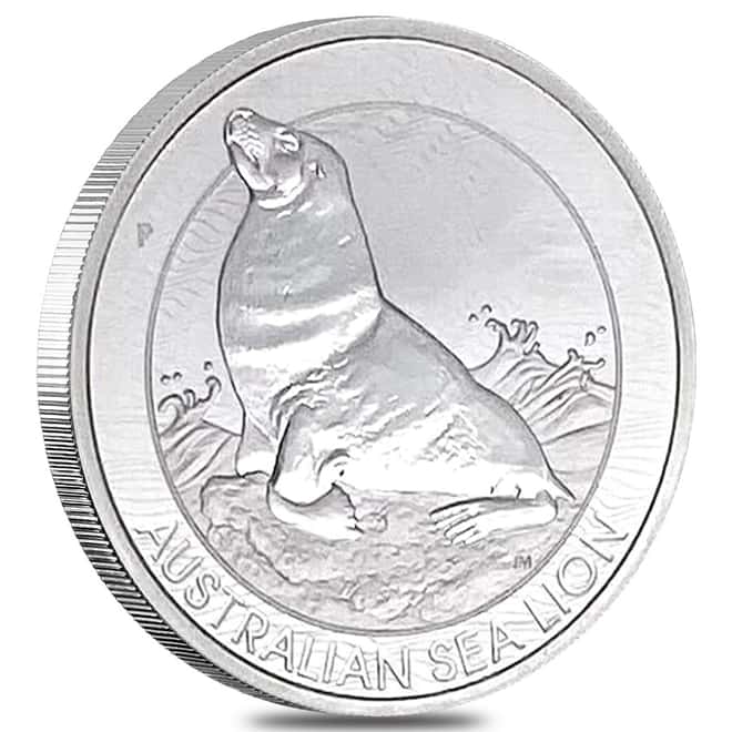 2023 1.5 oz Silver Australian Sea Lion Perth Mint BU