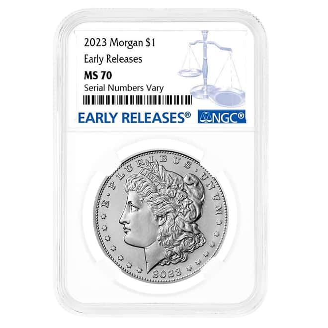 2023 Morgan Silver Dollar NGC MS 70 ER