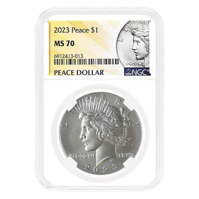 2023 Peace Silver Dollar NGC MS 70