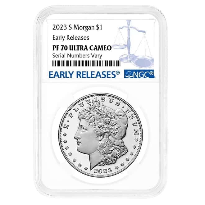 2023-S Morgan Silver Dollar Proof Coin NGC PF 70 ER