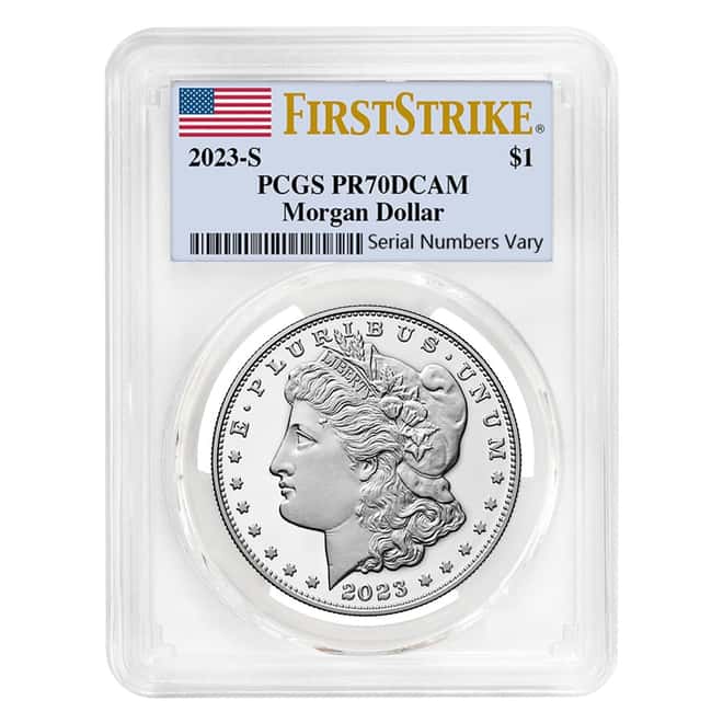 2023-S Morgan Silver Dollar Proof Coin PCGS PF 70 FS