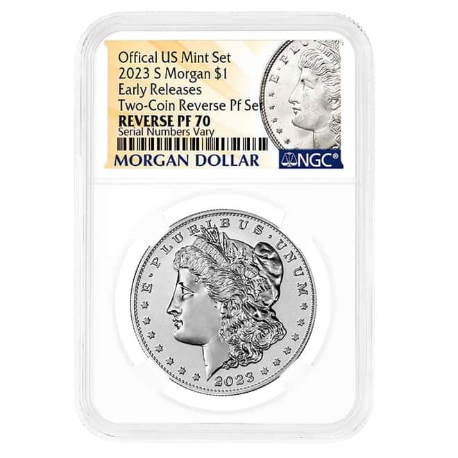 2023-S Morgan Silver Dollar Reverse Proof NGC PF 70 ER (Morgan Label)