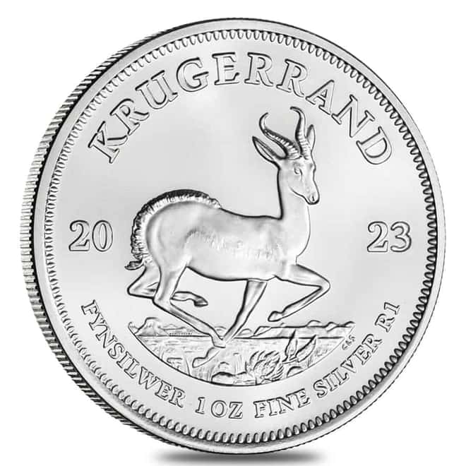 2023 South Africa 1 oz Silver Krugerrand BU