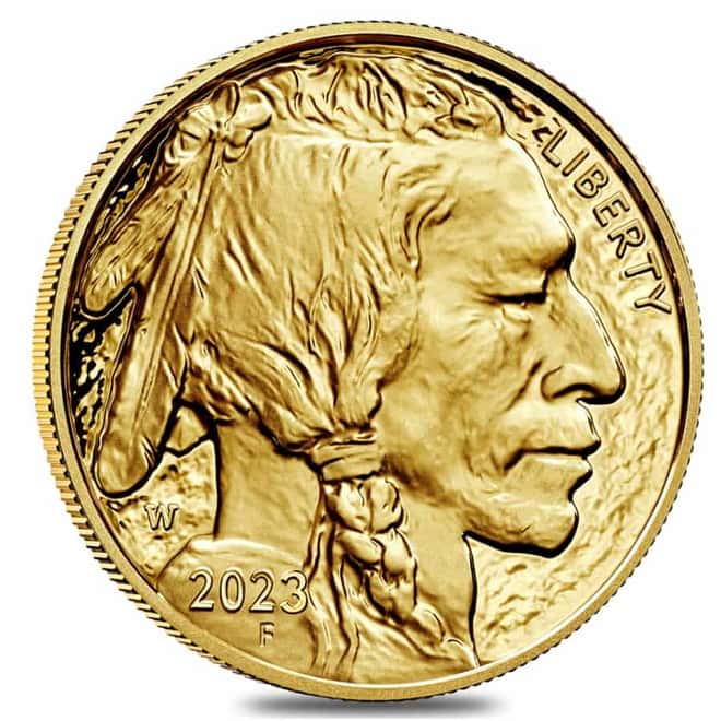 2023-W 1 oz $50 Proof Gold American Buffalo (w/Box & COA)