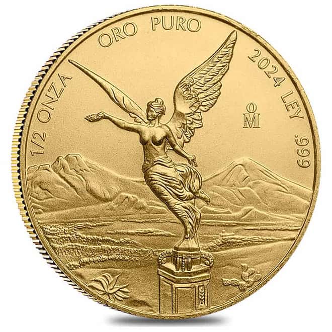 2024 1/2 oz Mexican Libertad Gold Coin BU