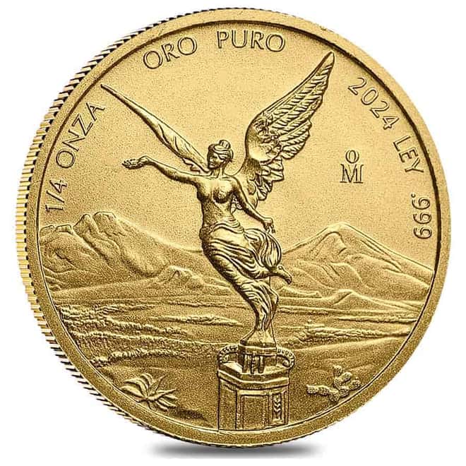 2024 1/4 oz Mexican Libertad Gold Coin BU