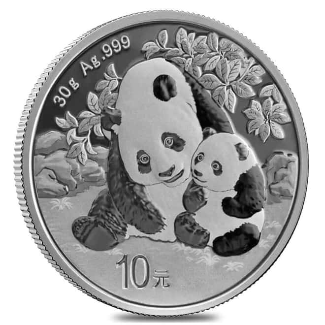 2024 30 gram Chinese Silver Panda 10 Yuan BU