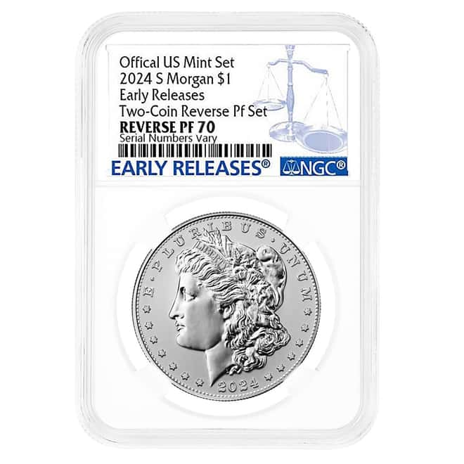 2024-S Morgan Silver Dollar Reverse Proof NGC PF 70 ER