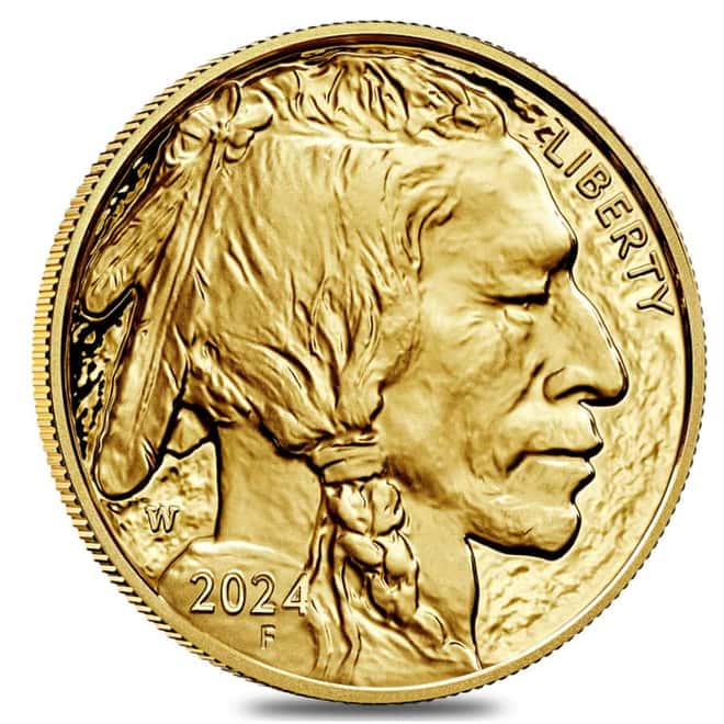 2024-W 1 oz $50 Proof Gold American Buffalo (w/Box & COA)