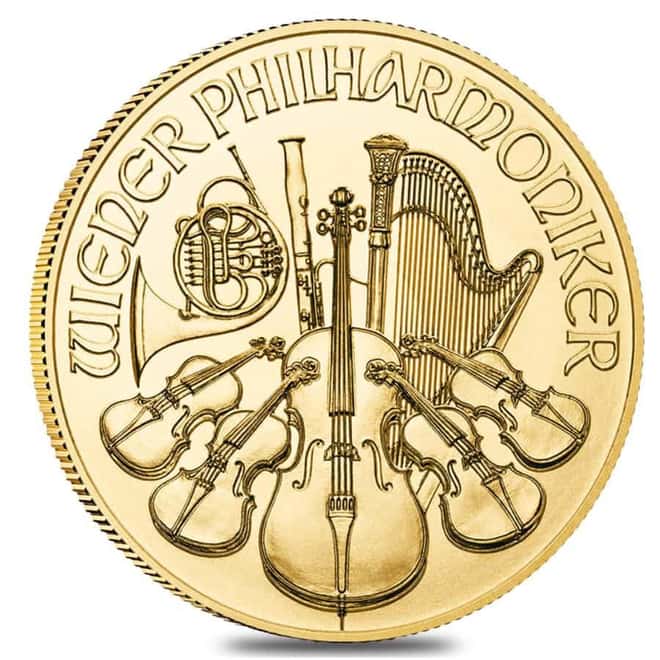 2025 1 oz Austrian Gold Philharmonic Coin BU