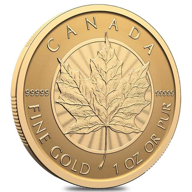 2025 Canada 1 oz Our Purest Maple Leaf Gold Coin .99999 Fine (in Assay)