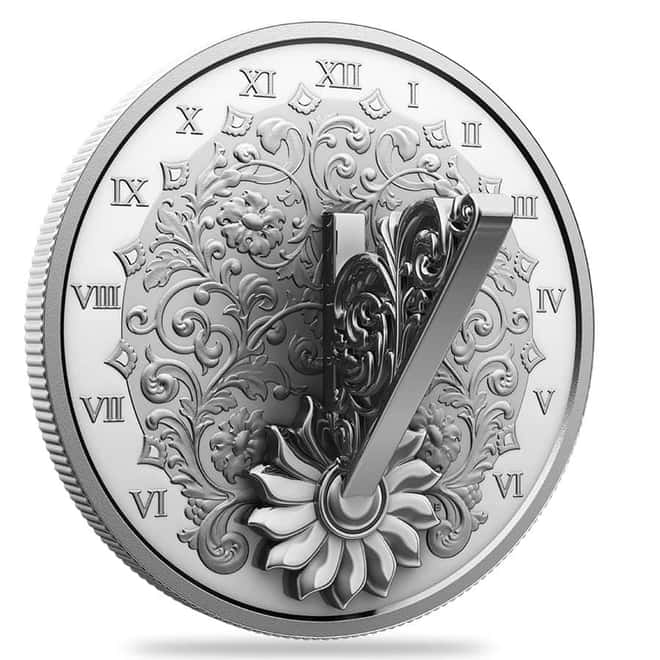 2025 Canada 1 oz Sundial 3D Silver Coin .9999 Fine