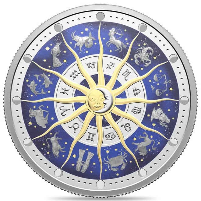 2025 Canada 2 oz Proof Silver Signs of the Zodiac Coin .9999 Fine
