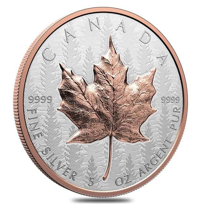 2025 Canada 5 oz Silver Maple Leaf Ultra High Relief Coin .9999 Fine