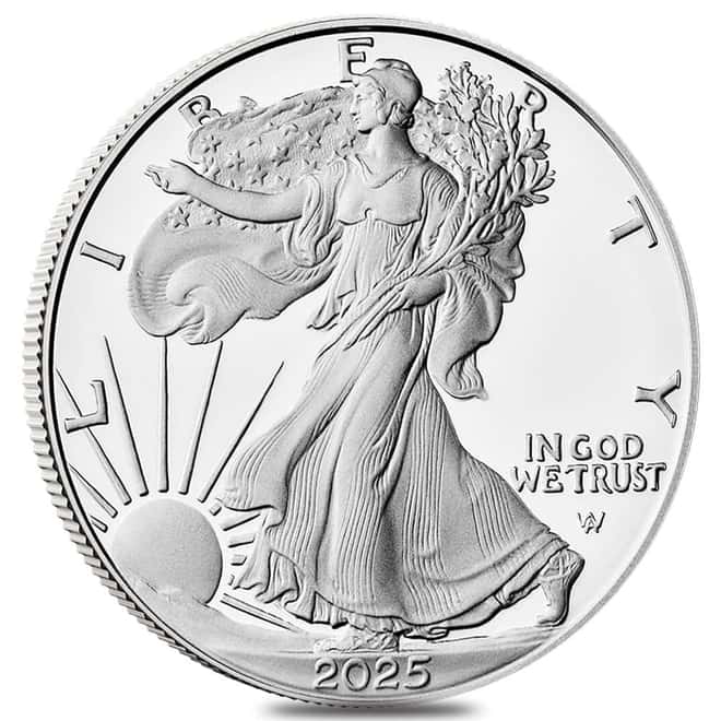2025-W 1 oz Proof Silver American Eagle (w/Box & COA)