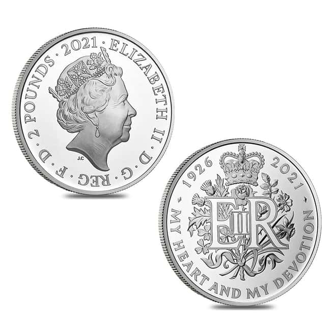 2021 2 oz Royal Celebration Proof Silver 2-Coin Set (w/Box & COA)