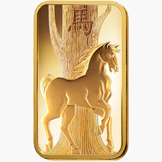 5 gram Pamp Suisse Year of the Horse Gold Bar