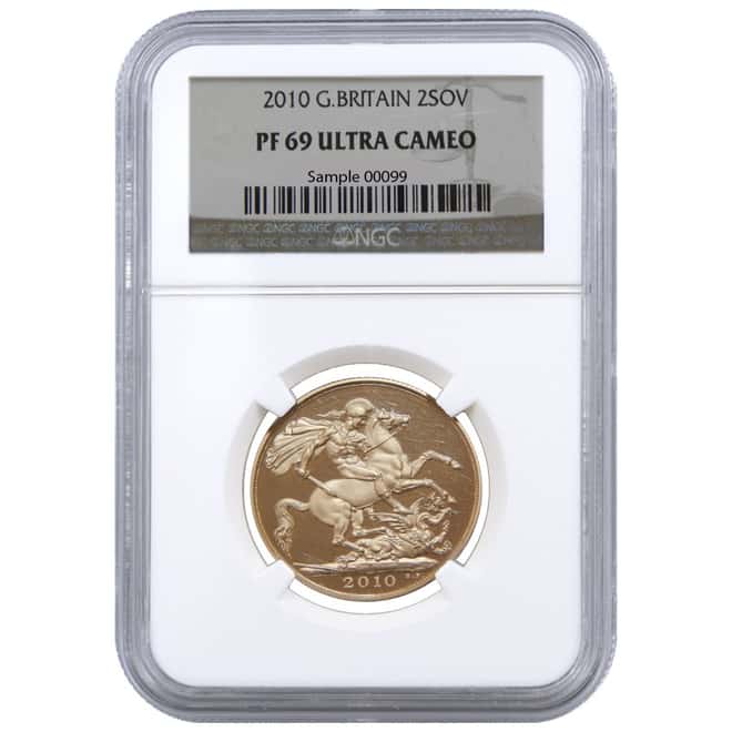 2010 British Sovereign 5-Coin Gold Proof Set NGC PF 69 Ultra Cameo