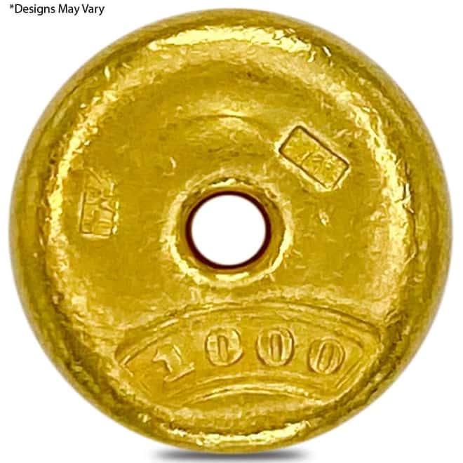 1.2057 oz Chinese Tael .9999 Fine Gold