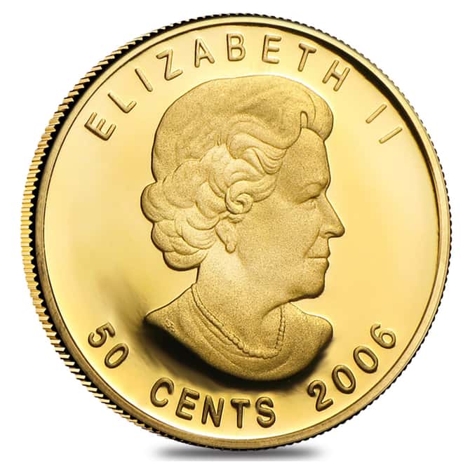 2006 1/25 oz Gold Canadian Cowboy 50 Cents Proof Coin .9999 Fine (w/Box & COA)