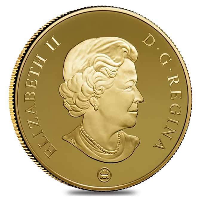 2008 Canada $300 Alberta Coat of Arms 60 gram 14 Karat Proof Gold Coin (w/Box & COA)