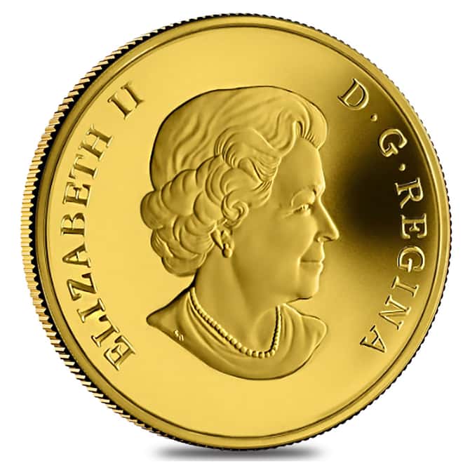 2009 Canada $300 Yukon Coat of Arms 60 gram 14 Karat Proof Gold Coin (w/Box & COA)
