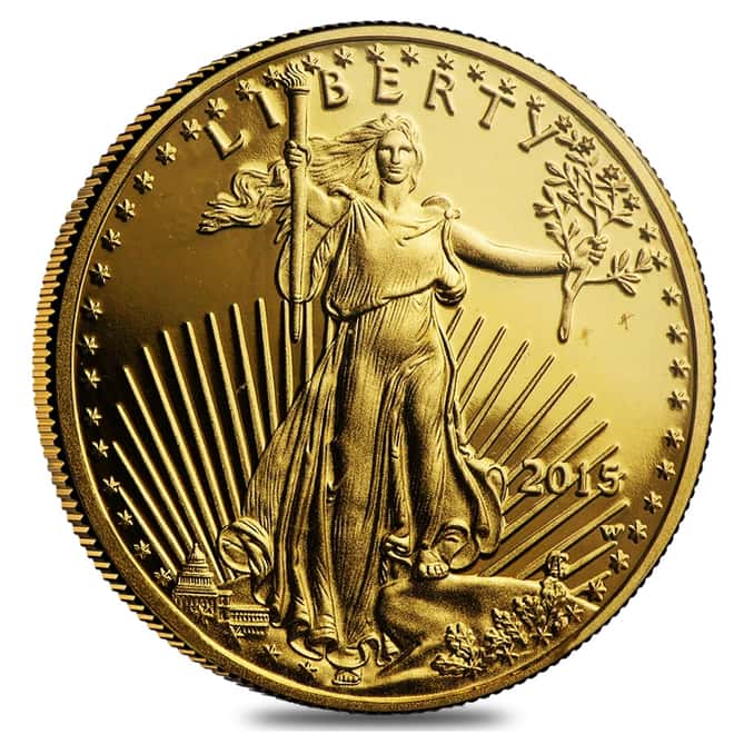 2015 W 1/4 oz $10 Proof Gold American Eagle NGC PF 70 UCAM
