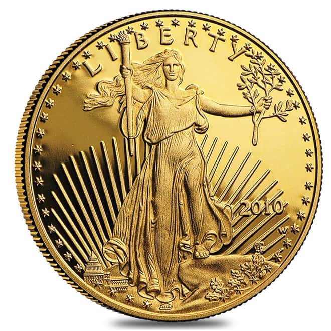 2010 W 1/4 oz $10 Proof Gold American Eagle NGC PF 70 UCAM