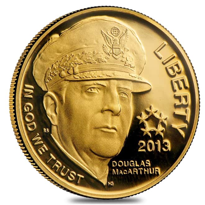 2013 W Gold $5 Proof 5-Star Generals MacArthur NGC PF 70 UCAM