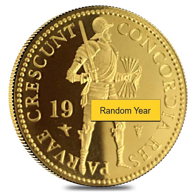 Netherlands 1 Ducat Proof Gold Coin AGW .1104 oz (Random Year)