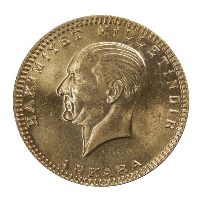 500 Kurush Turkey Ataturk Gold Coin Avg Circ AGW 1.0637 oz (Random Year)