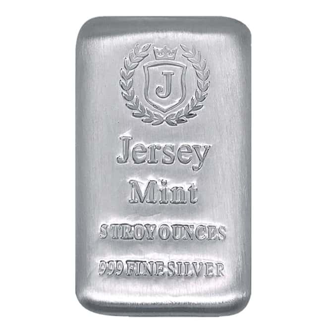 Lot of 20 - 5 oz Jersey Mint Silver Bar .999 Fine