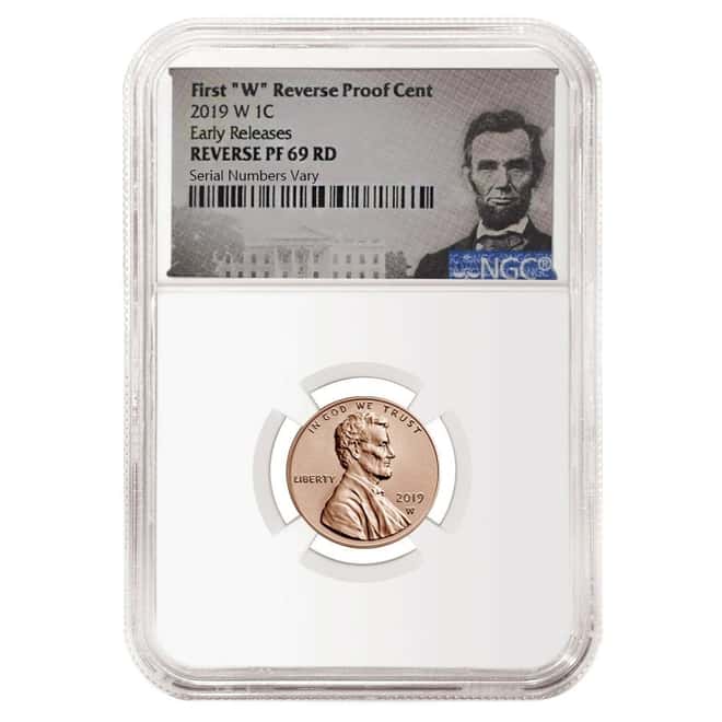 2019 W Reverse Proof Lincoln Penny Cent Comm. NGC PF 69 ER (Lincoln Label)