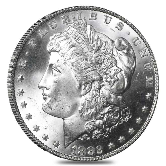 1882-CC Silver Morgan Dollar MS-65 NGC GSA w/Box