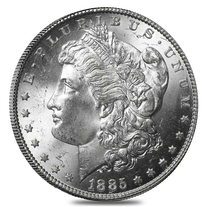 1885-CC Silver Morgan Dollar PCGS MS 66