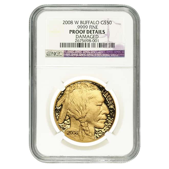 2008 W 1 oz Gold Buffalo NGC Proof Details
