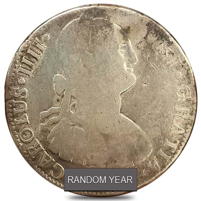 8 Reales Silver Coin Cull (Random Year, Random Country)