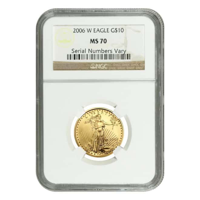2006 $10 Gold Eagle NGC MS70