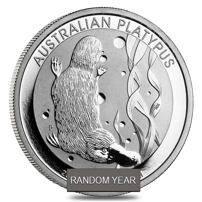 Australia 1 oz Platinum Platypus BU (Random Year)