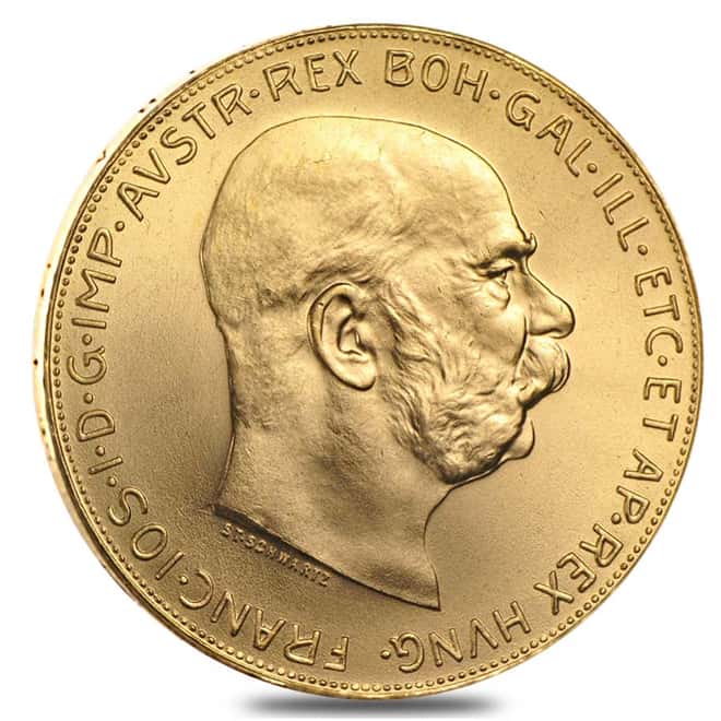 100 Corona Austrian Gold Coin (Random Year)