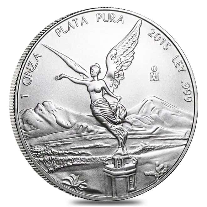 2015 1 oz Mexican Silver Libertad Coin BU