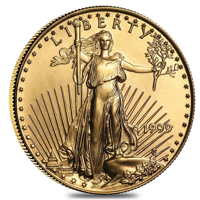 1999 1/2 oz $25 Gold American Eagle NGC MS 69