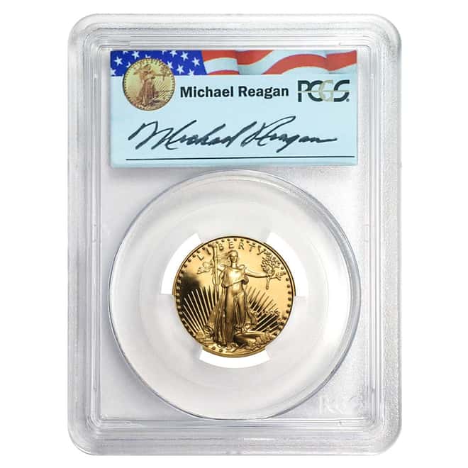 1993-P 1/2 oz Gold American Eagle PCGS PF 69 - Reagan Legacy Series